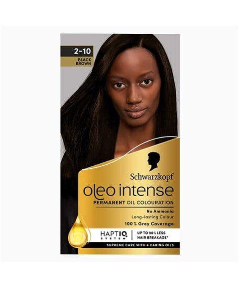 OLEO INTENSE PERMANENT OIL COLOURATION 2 10 BLACK BROWN 