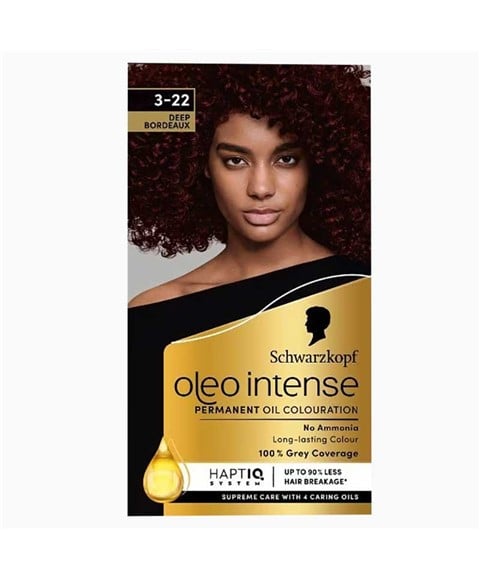 OLEO INTENSE PERMANENT OIL COLOURATION 3 22 DEEP BORDEAUX