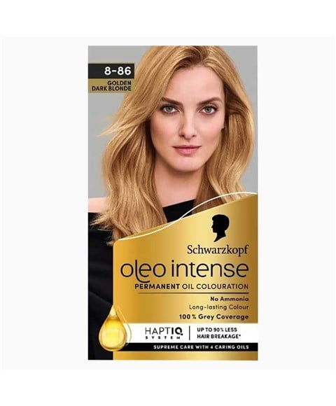 OLEO INTENSE PERMANENT OIL COLOURATION 8 86 GOLDEN DARK BL