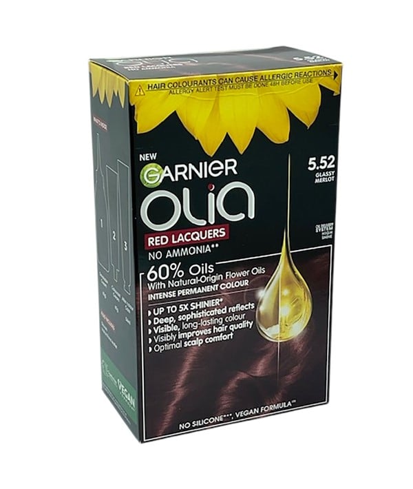 OLIA RED LACQUERS INTENSE PERMANENT HAIR COLOR 552 GLASSY