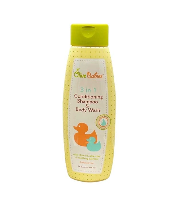 OLIVE BABIES 3 IN 1 CONDITIONING SHAMPOO AND BODY WASH 