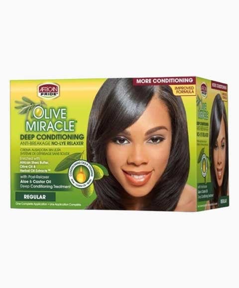 OLIVE MIRACLE ANTI BREAKAGE DEEP CONDITIONING NO LYE RELAX
