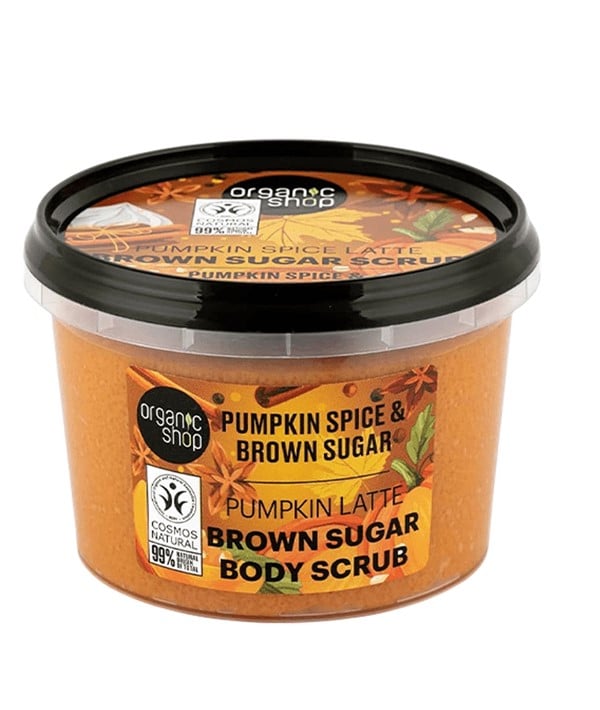 ORGANIC SHOP PUMPKIN SPICE LATTE BROWN SUGAR SCRUB 