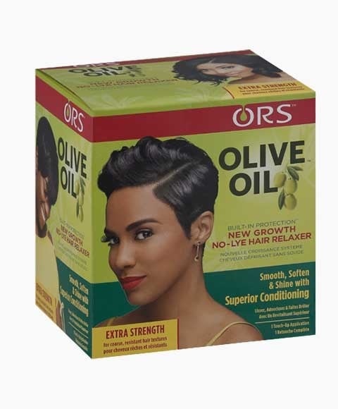 ORS OLIVE OIL NEW GROWTH NO LYE RELAXER  EXTRA STRENGTH 