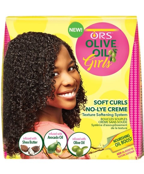 ORS OLIVE OIL GIRLS SOFT CURLS NO LYE TEXTURE SOFTENING SY