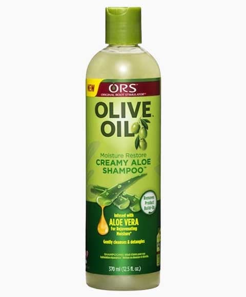 ORS OLIVE OIL MOISTURE RESTORE CREAMY ALOE SHAMPOO WITH AL