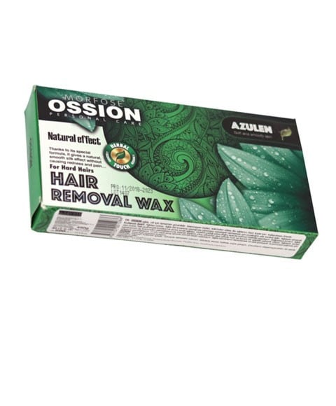 OSSION AZULEN NATURAL EFFECT HAIR REMOVAL WAX FOR HARD HAI