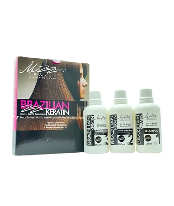 MIZZ BRAZIL BRAZILIAN KERATIN TOTAL REPAIR GIFT PACK 