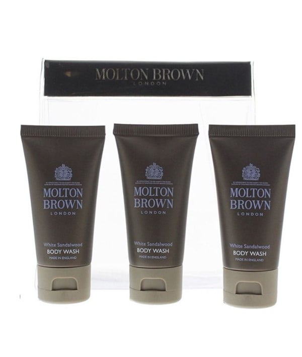 WHITE SANDALWOOD BODY WASH TRIO TRAVEL PACK 