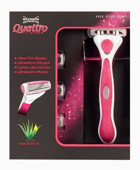 QUATTRO FOR WOMEN BIKINI SHAVE VALUE PACK 