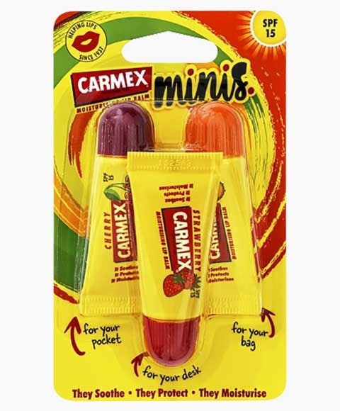 CARMEX MINIS LIP BALM TRIO PACK 