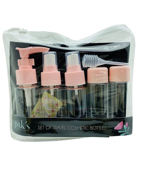 PAKS SET OF TRAVEL COSMETIC BOTTLE 