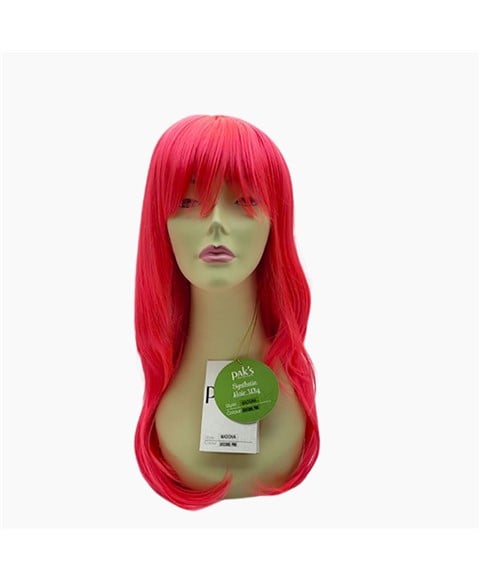 PAKS SYN MADONNA WIG SHOCKING PINK 