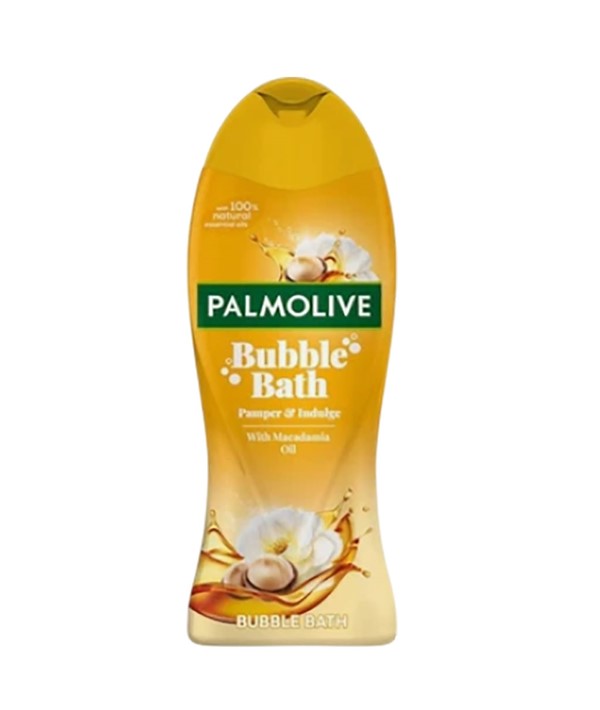 PALMOLIVE PAMPER AND INDULGE BUBBLE BATH WITH MACADAMIA OI
