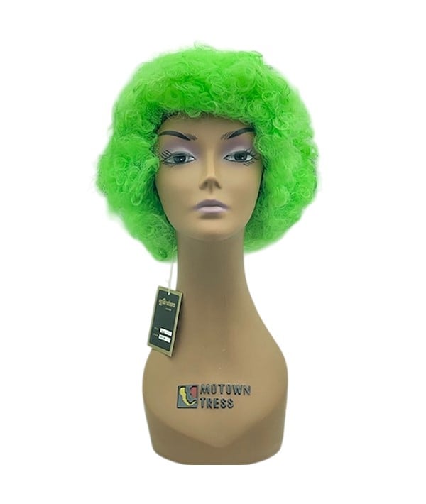 HALLOWEEN COSTUME PARTY AFRO WIG 388A GREEN 