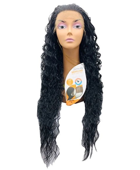 BRAZILIAN REMI DEEP PART BLENDED HH EMOTION SWISS LACE WIG