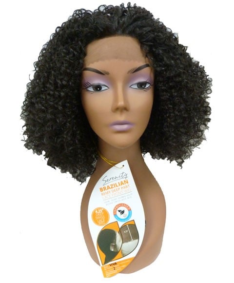BRAZILIAN REMI DEEP PART BLENDED HH VIVA SWISS LACE WIG 