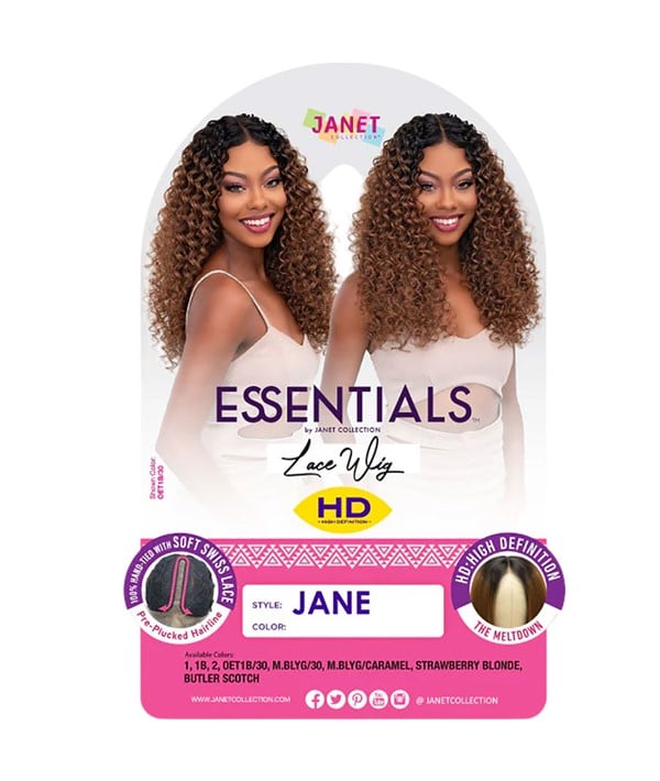 ESSENTIALS HD SYNTHETIC LACE WIG JANE 