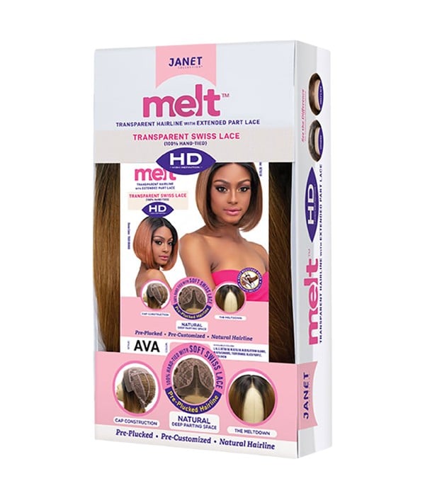 MELT HD TRANSPARENT SWISS SYNTHETIC LACE WIG AVA 