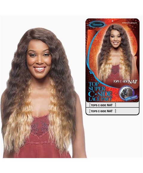 TOP SUPER C SIDE NAT SYNTHETIC LACE WIG 