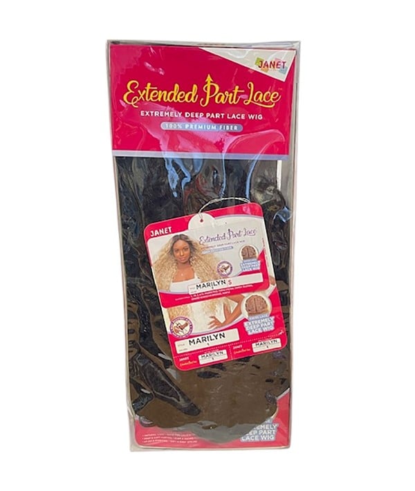 EXTENDED DEEP PART SYNTHETIC MARILYN LACE WIG 