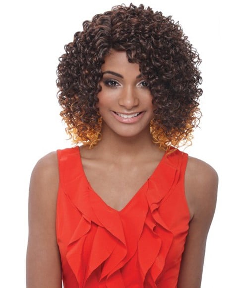 NATURAL SUPER FLOW DEEP PART SYN JOYA LACE WIG 