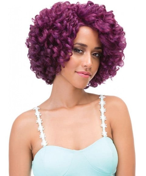 NATURAL SUPER FLOW DEEP PART SYN LILIAN LACE WIG 