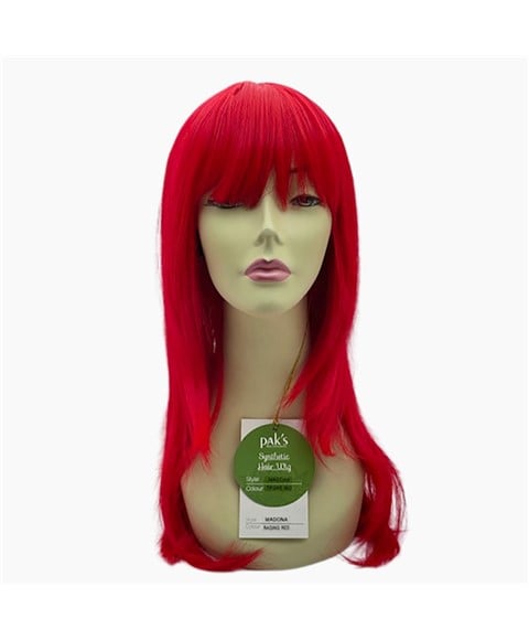 PAKS SYN MADONNA WIG RAGING RED 