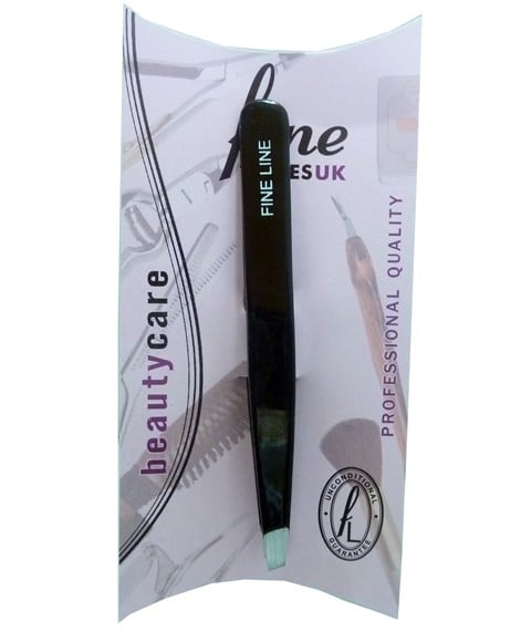 FINE LINESUK TWEEZERS STAINLESS COLOUR COATED 24809 ASSORT