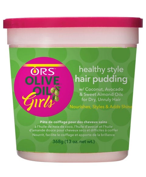 ORS OLIVE OIL GIRLS HAIR PUDDING JAR  