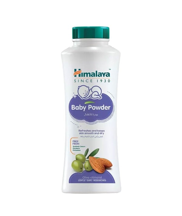 HIMALAYA BABY POWDER WITH OLIVE AND ALMOND 