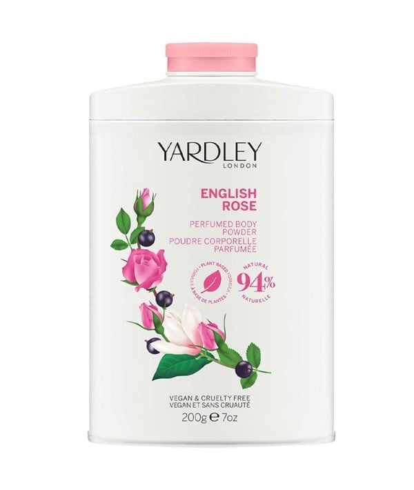 ENGLISH ROSE PERFUMED BODY POWDER 