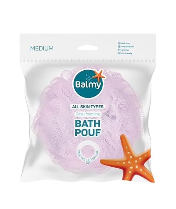 BATH POUF XTRA FOAM MEDIUM 