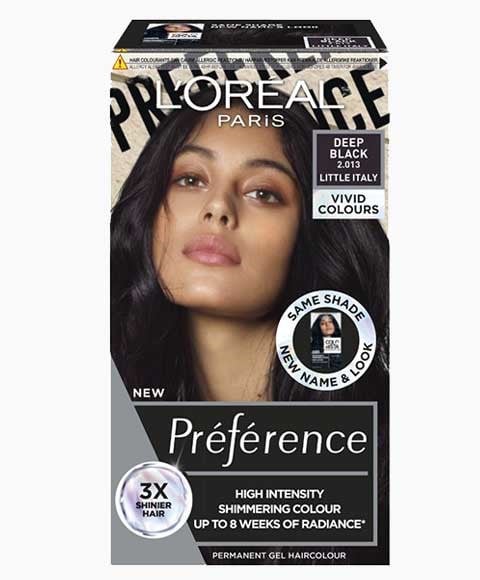 PREFERENCE HIGH INTENSITY PERMANENT GEL HAIR COLOUR DEEP B