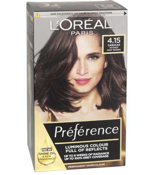 PREFERENCE INFINIA PERMANENT COLOR 4.15 CARACAS ICED CHOCO