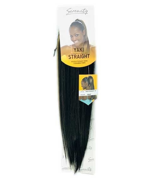 SERENITY SYN YAKI STRAIGHT STRING PONYTAIL 
