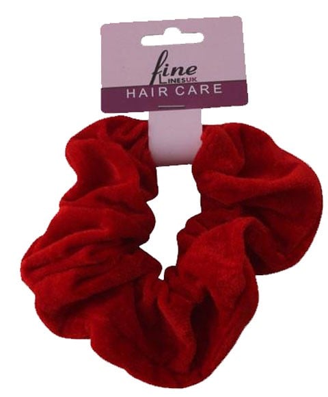PONYTAIL VELVET SCRUNCHIE 6012 LC RED 