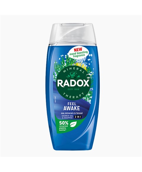 RADOX MINERAL THERAPY FEEL AWAKE 2 IN 1 SHOWER GEL SHAMPOO