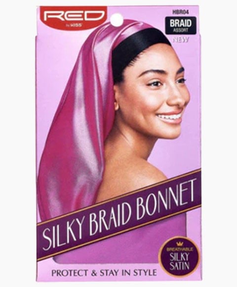 RED BY KISS SILKY BRAID BONNET ASSORTED HBR04 