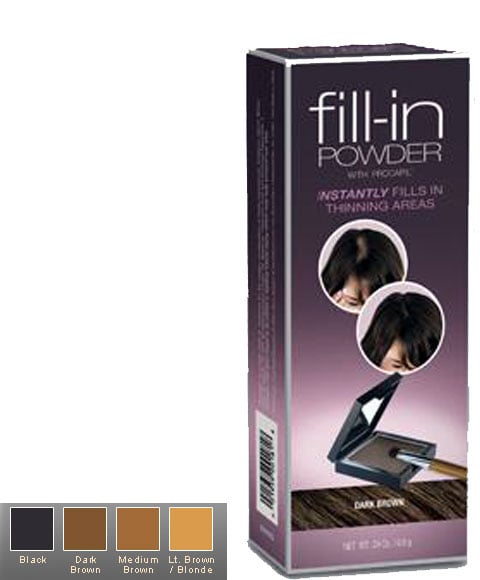 FILL IN POWDER WITH PROCAPIL 