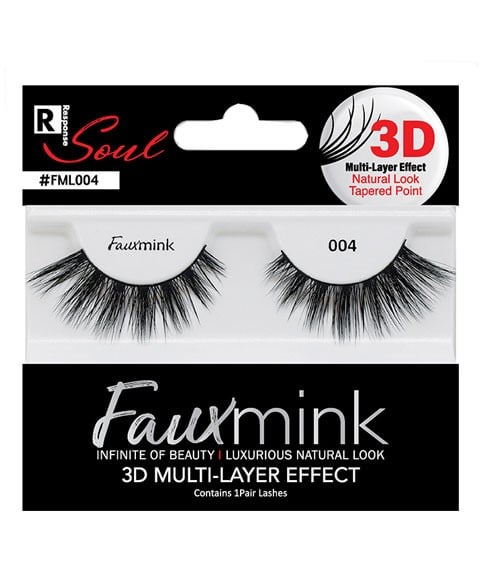 RESPONSE SOUL FAUX MINK 3D EFFECT EYELASH 004 