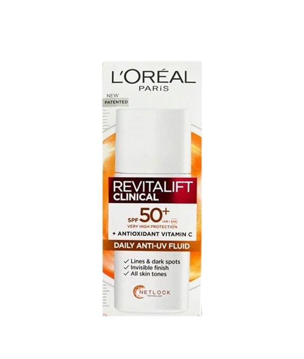 REVITALIFT CLINICAL DAILY ANTI UV FLUID SPF 50 PLUS 