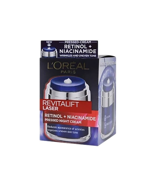 REVITALIFT LASER RETINOL NIACINAMIDE PRESSED NIGHT CREAM 