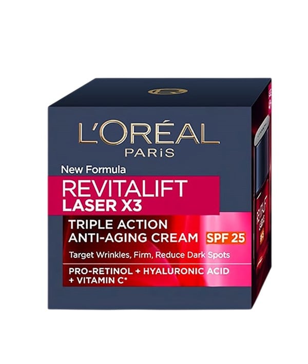 REVITALIFT LASER X3 TRIPLE ACTION ANTI AGING CREAM SPF25 