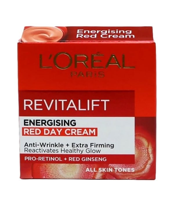 REVITALIFT RED GINSENG ENERGISING RED CREAM DAY 