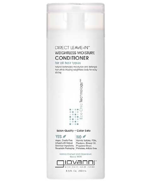 DIRECT LEAVE IN WEIGHTLESS MOISTURE CONDITIONER 