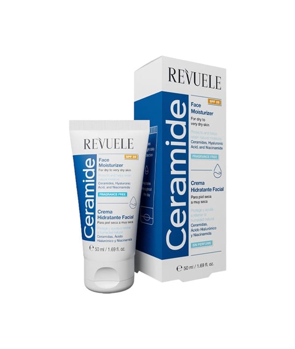 REVUELE CERAMIDE SPF25 FACE MOISTURIZER 