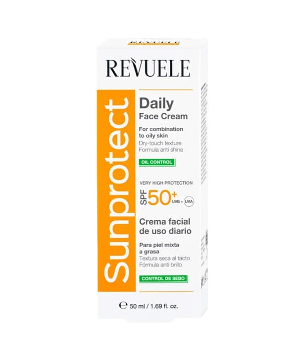 REVUELE SUN PROTECT SPF 50 PLUS OIL CONTROL DAILY FACE CRE