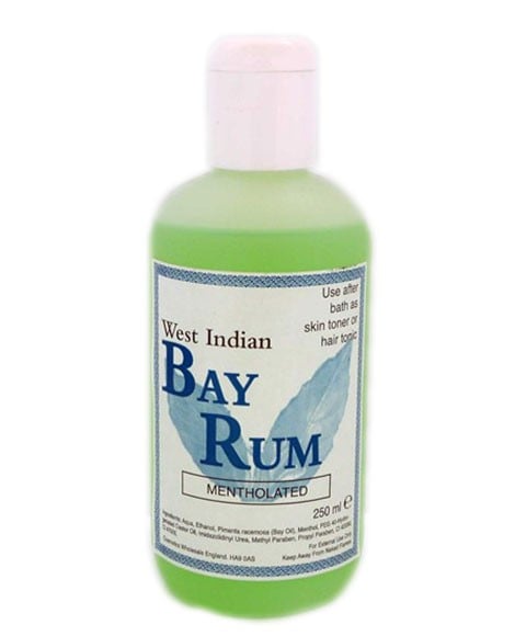 WEST INDIAN MENTHOLATED BAY RUM 