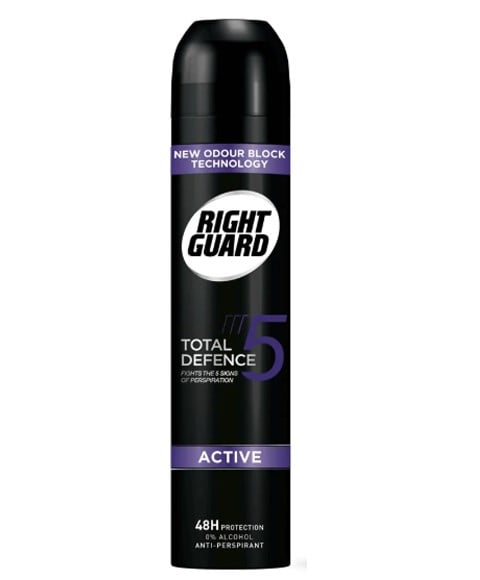 RIGHT GUARD TOTAL DEFENCE 5 ACTIVE 48H ANTI PERSPIRANT DEO